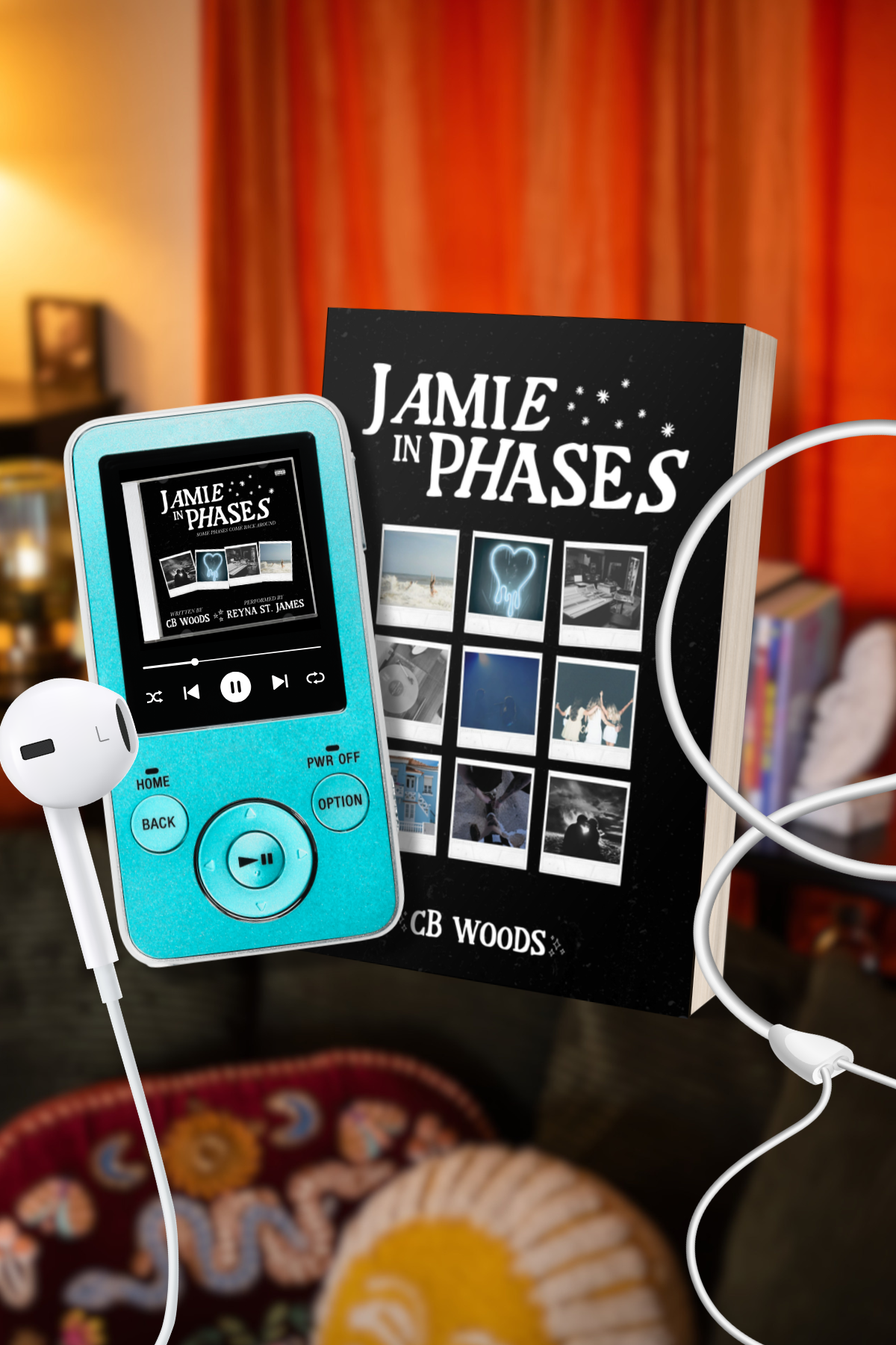 Jamie in Phases by CB Woods & Reyna St. James | Adult Contemporary Romance Audiobook Immersive Reading Signed Bundle