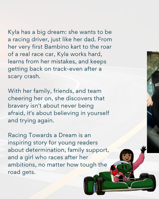 Racing Towards a Dream by Nabila Tejpar | Children's Book Pre-order