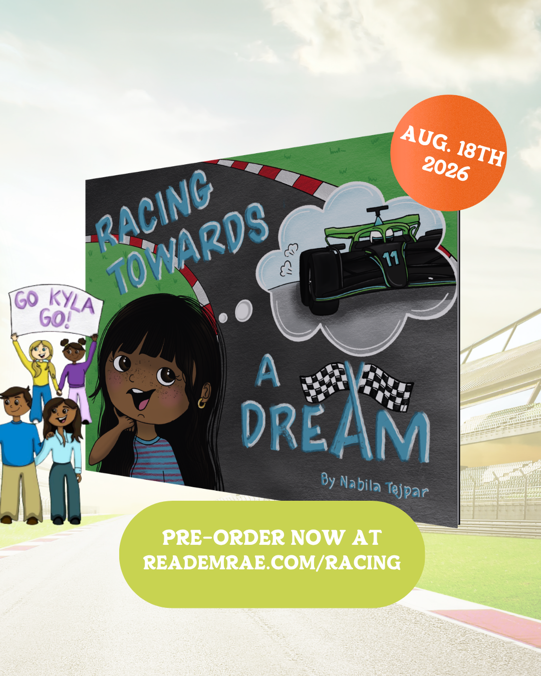 Racing Towards a Dream by Nabila Tejpar | Children's Book Pre-order