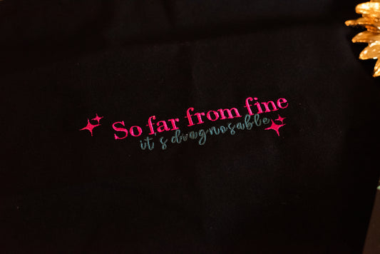 So Far From Fine Tote