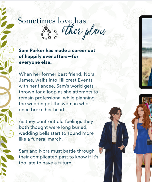 Sam & Nora Are Stuck by Laura Casey | Signed Paperback | Sapphic Contemporary Romance Pre-order