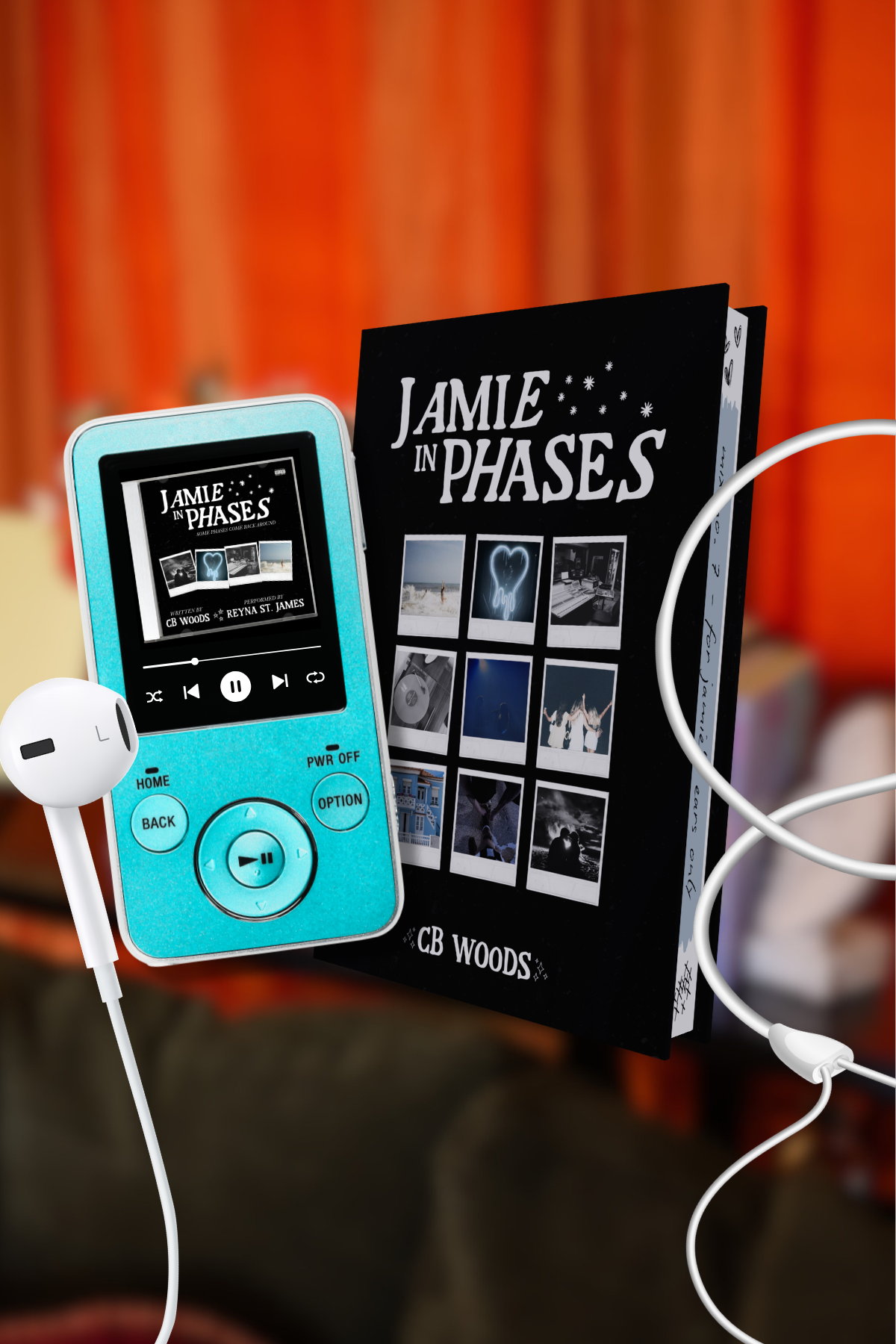Jamie in Phases by CB Woods & Reyna St. James | Adult Contemporary Romance Audiobook Immersive Reading Signed Bundle