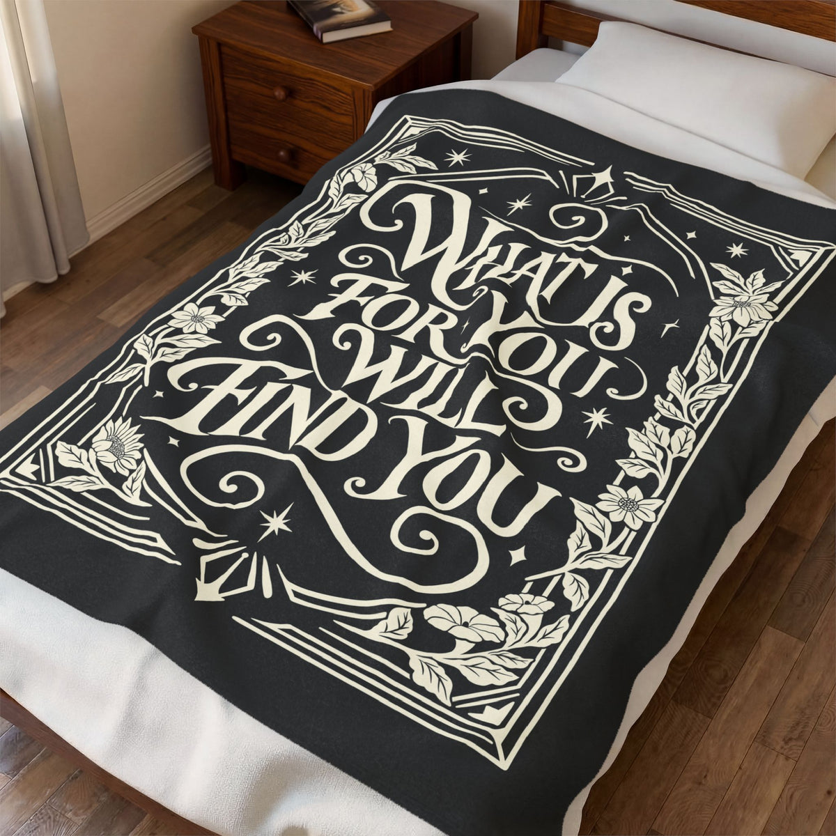 What Is For You Will Find You Plush Blanket