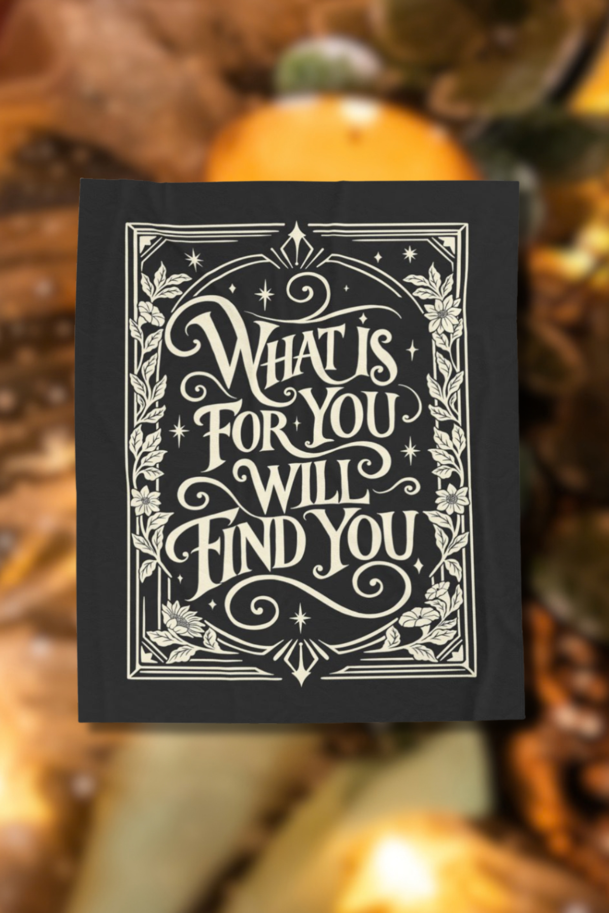 What Is For You Will Find You Plush Blanket