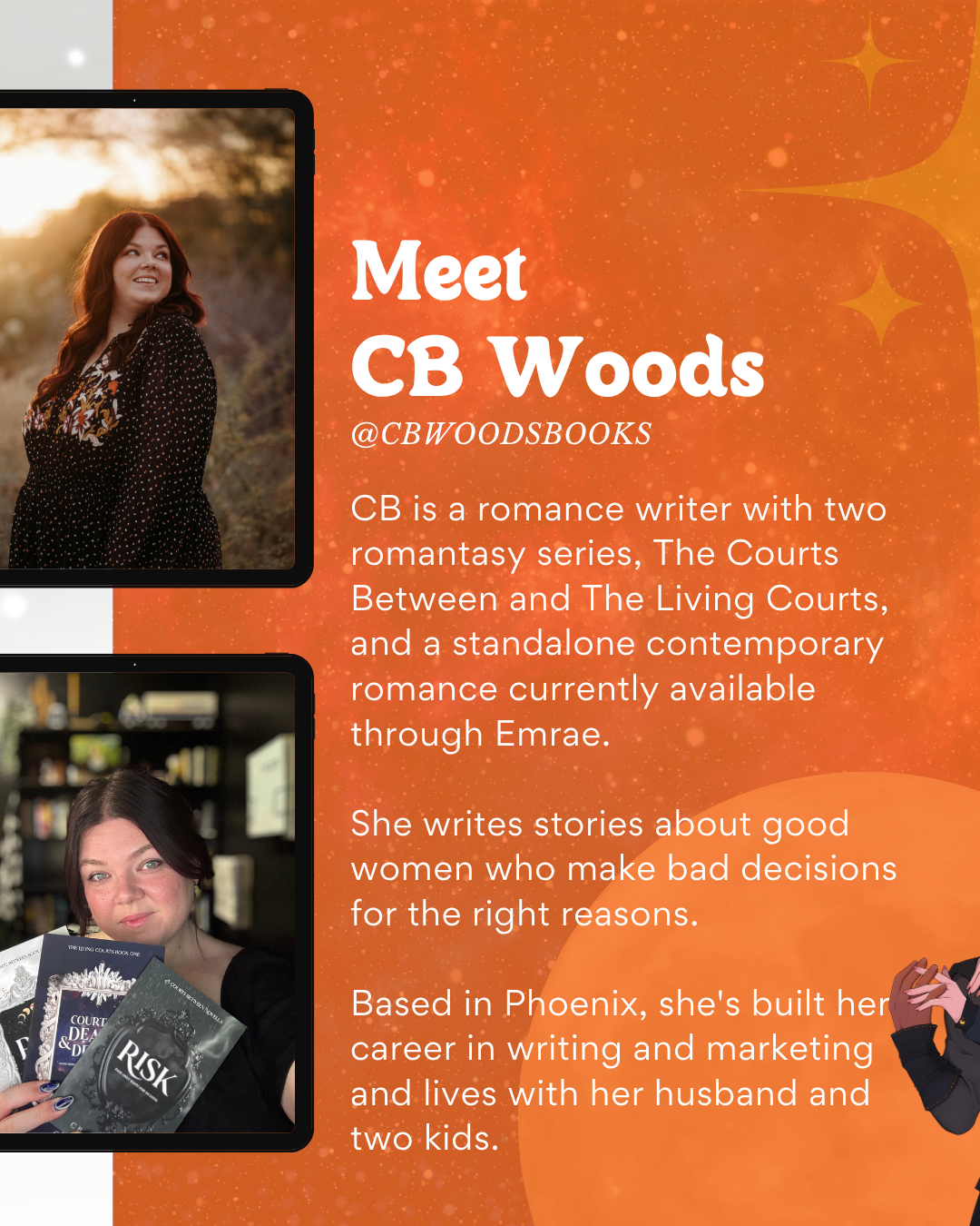 Rebel by CB Woods | The Courts Between Book Two | Signed Print Books