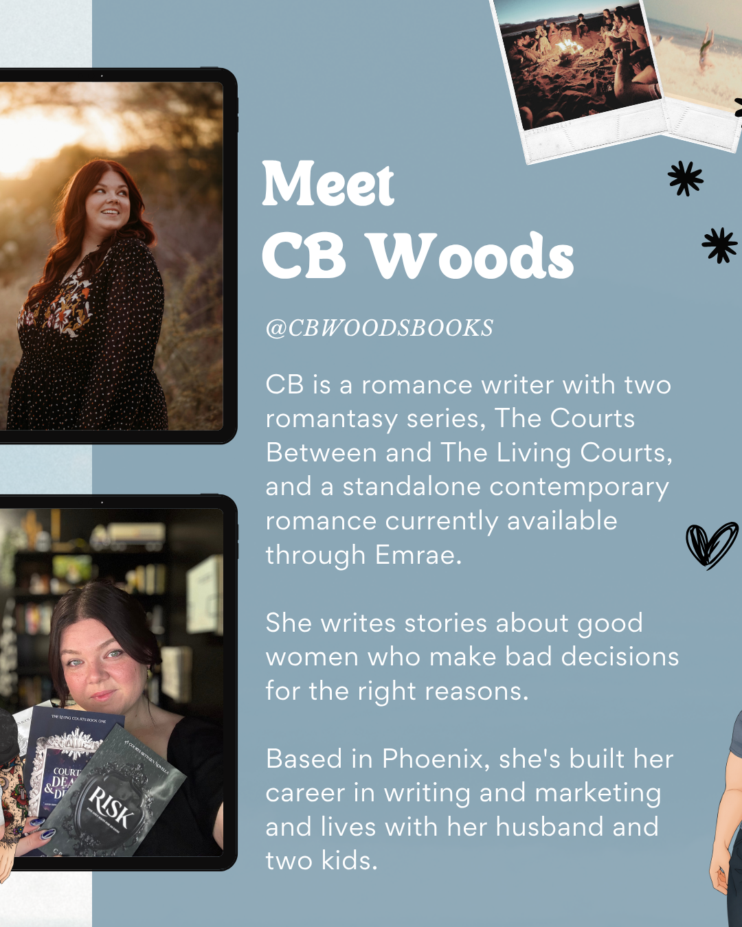 Jamie in Phases by CB Woods | Adult Contemporary Romance Signed Print Pre-order