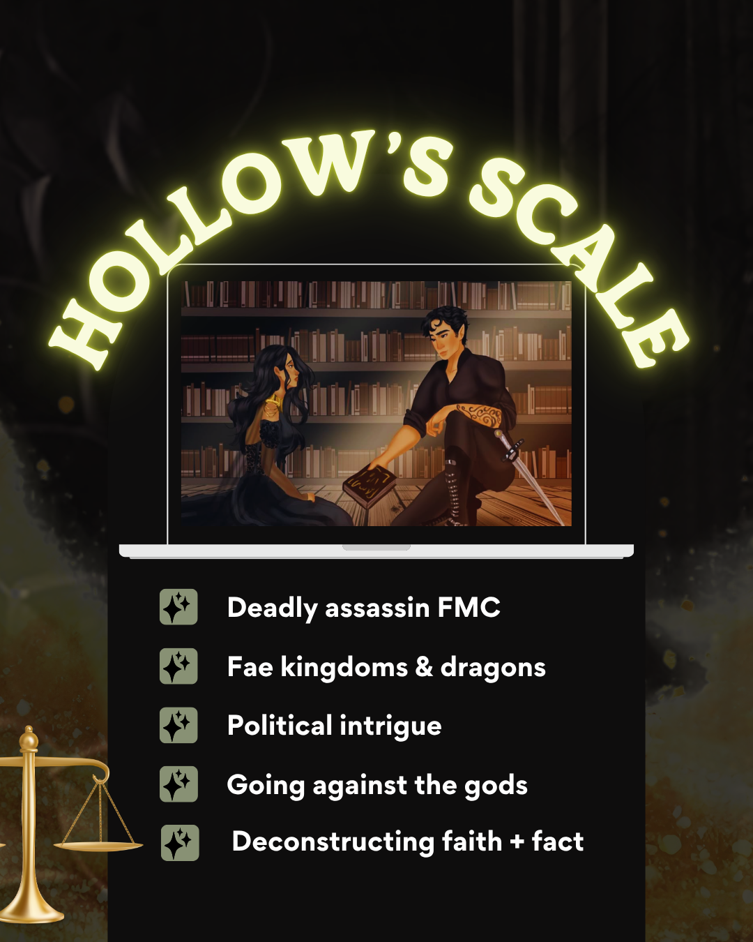 Hollow's Scale by HSP Taylor | Death's Scale Book One | Universal eBook Pre-order