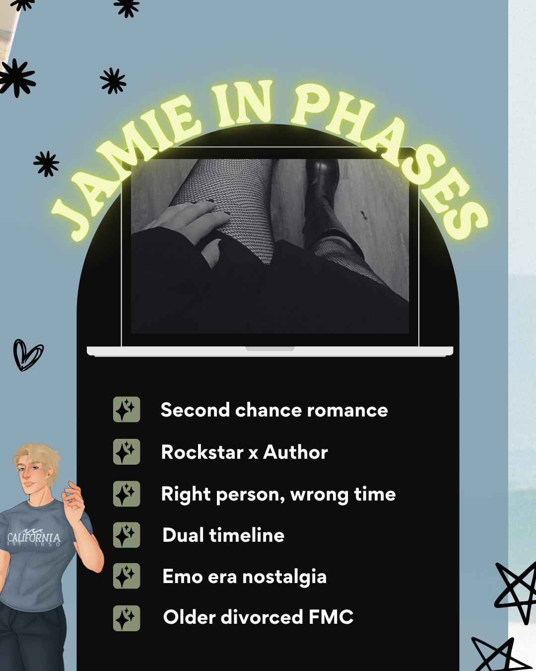 Jamie in Phases by CB Woods | Adult Contemporary Romance Signed Print Pre-order