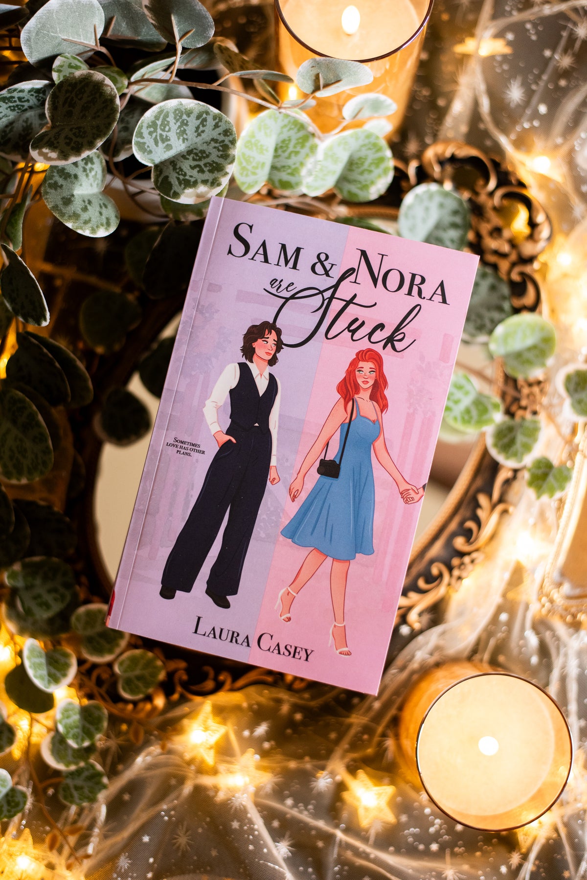 Sam & Nora Are Stuck by Laura Casey | Signed Paperback | Sapphic Contemporary Romance Pre-order