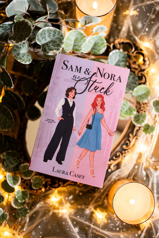 Sam & Nora Are Stuck by Laura Casey | Signed Paperback | Sapphic Contemporary Romance Pre-order