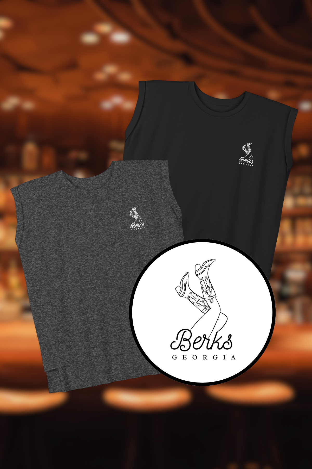 Boots in Berks Muscle Tee | Annie Forrest