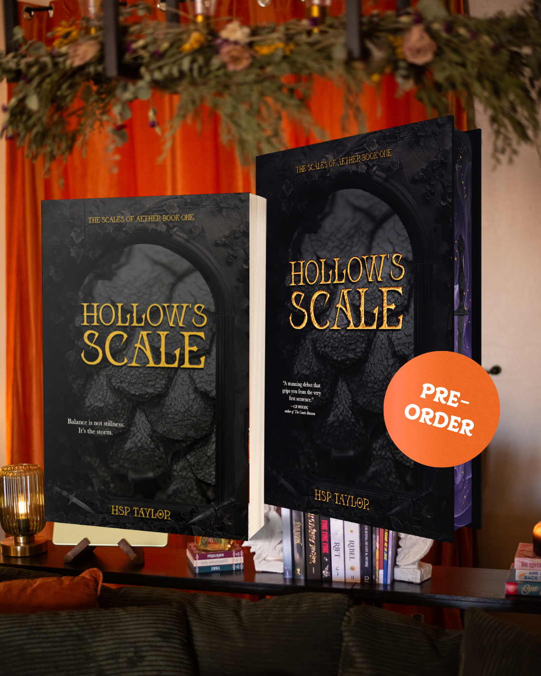 Hollow's Scale by HSP Taylor | Death's Scale Book One | Signed Print Pre-order