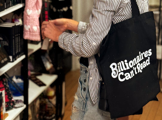 Billionaires Can't Read Tote